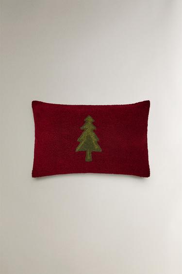 HOUSSE DE COUSSIN SAPIN DE NOËL - Rouge de Zara - Image 0