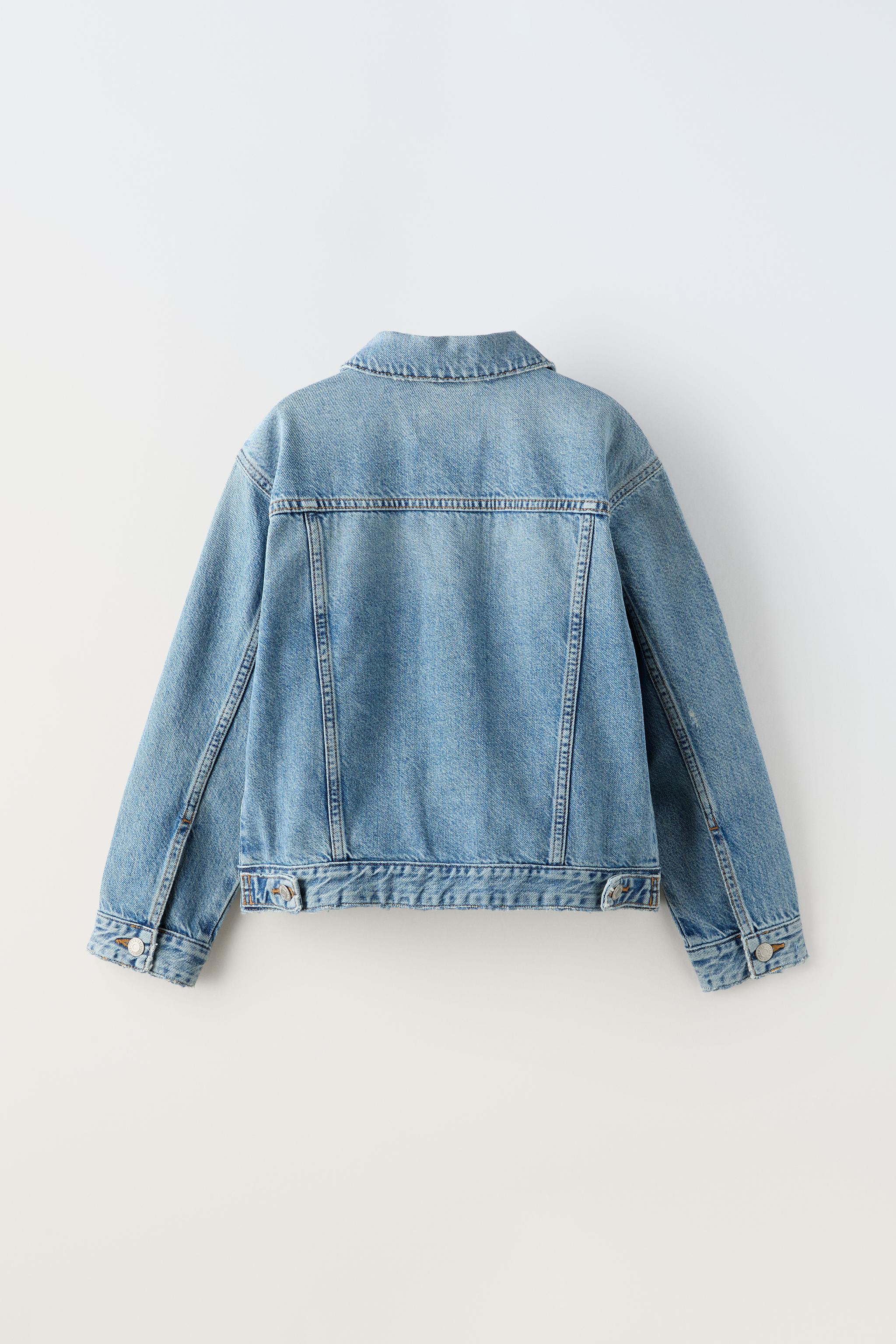 Zara denim sale coat