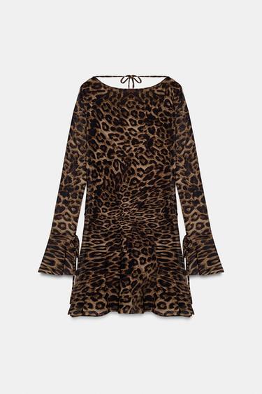 zara brown dress long sleeve Women's Dresses line hem semi Calvin Klein Aggussie The Oxford Bolero (Size):XS