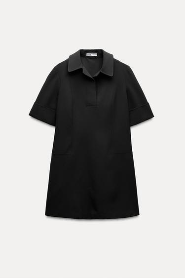 VESTIDO POLO ZW COLLECTION - Negro de Zara