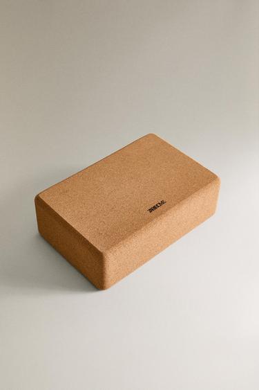 CORK YOGA BLOCK - Brown by Zara