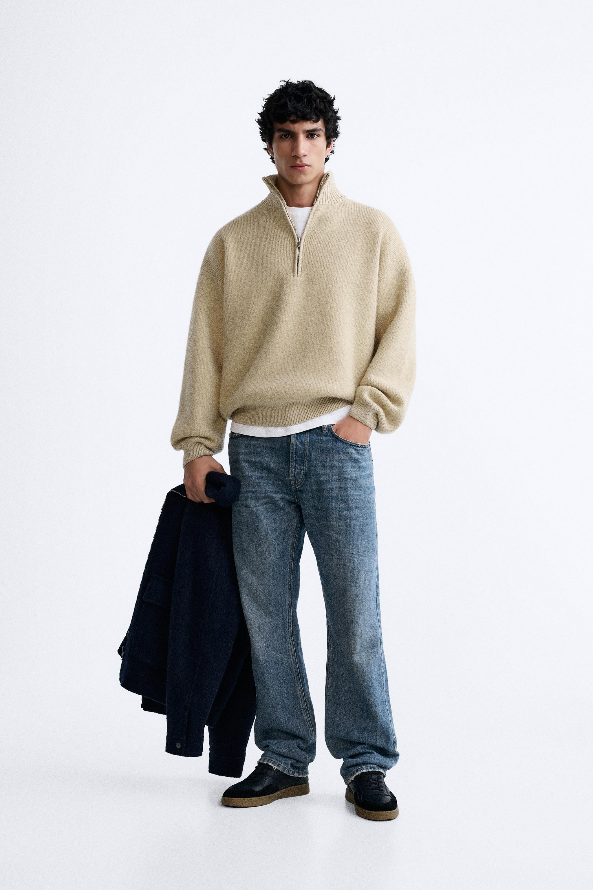 Cream Kensington Cable Knit Quarter Zip Sweater – Collars & Co.