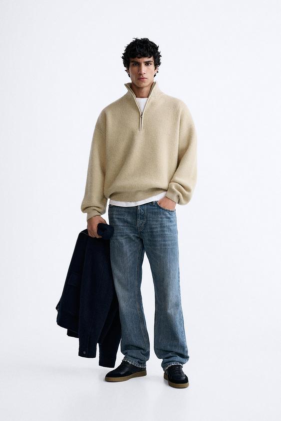 Zara zipper sweater Clearance