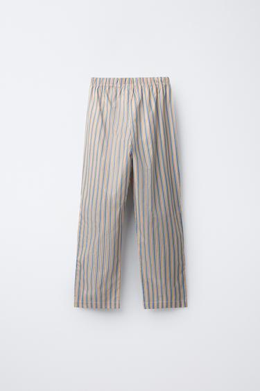 6-14 YEARS/ STRIPED PYJAMAS - camel by Zara - Image 5