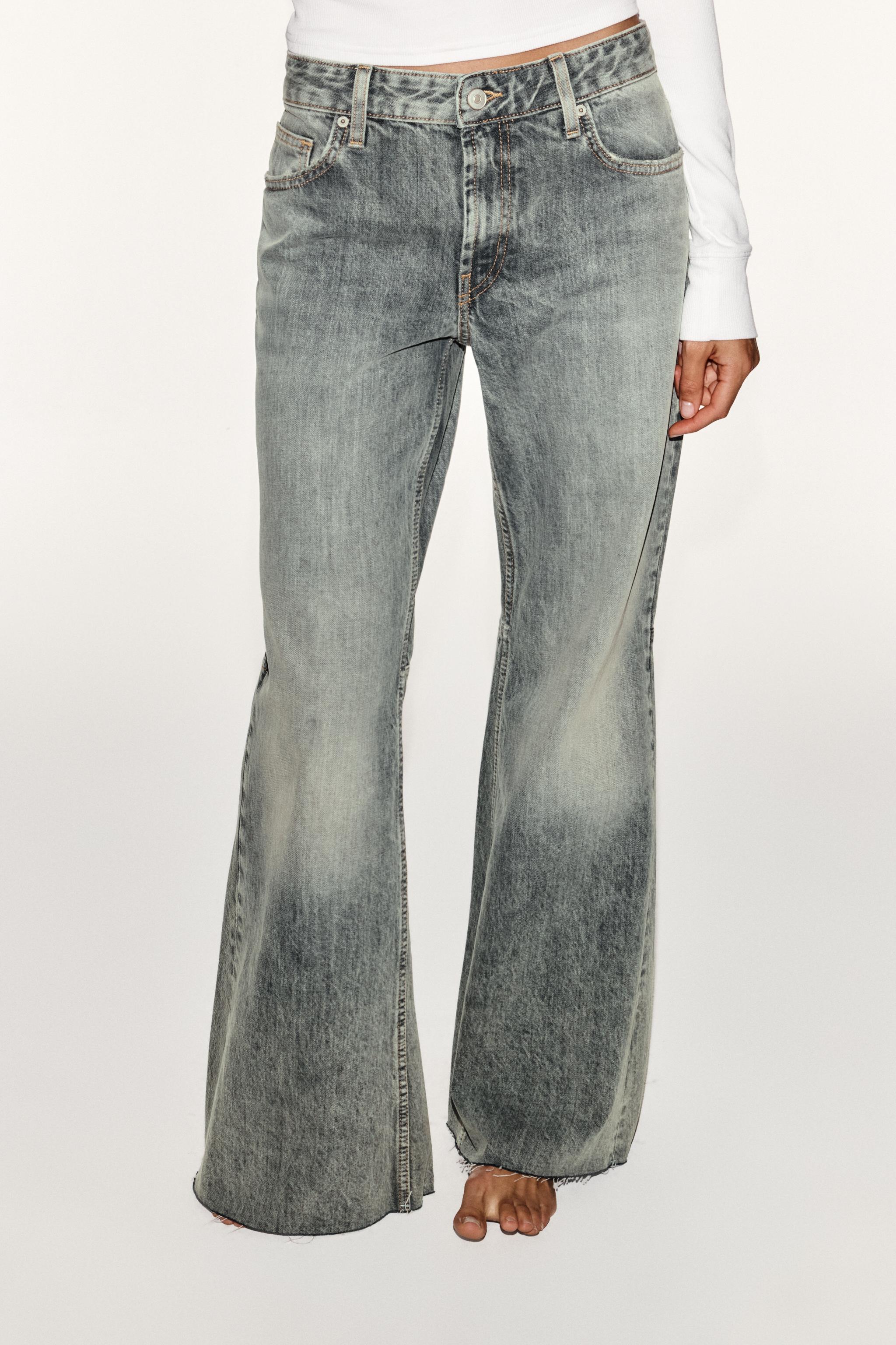 TRF LOW-RISE SUPER flare JEANS
