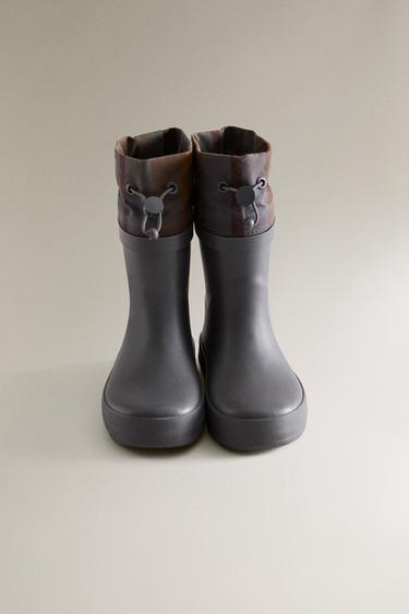 CHILDREN'S WELLIES - Dark Grey by Zara - Image 3