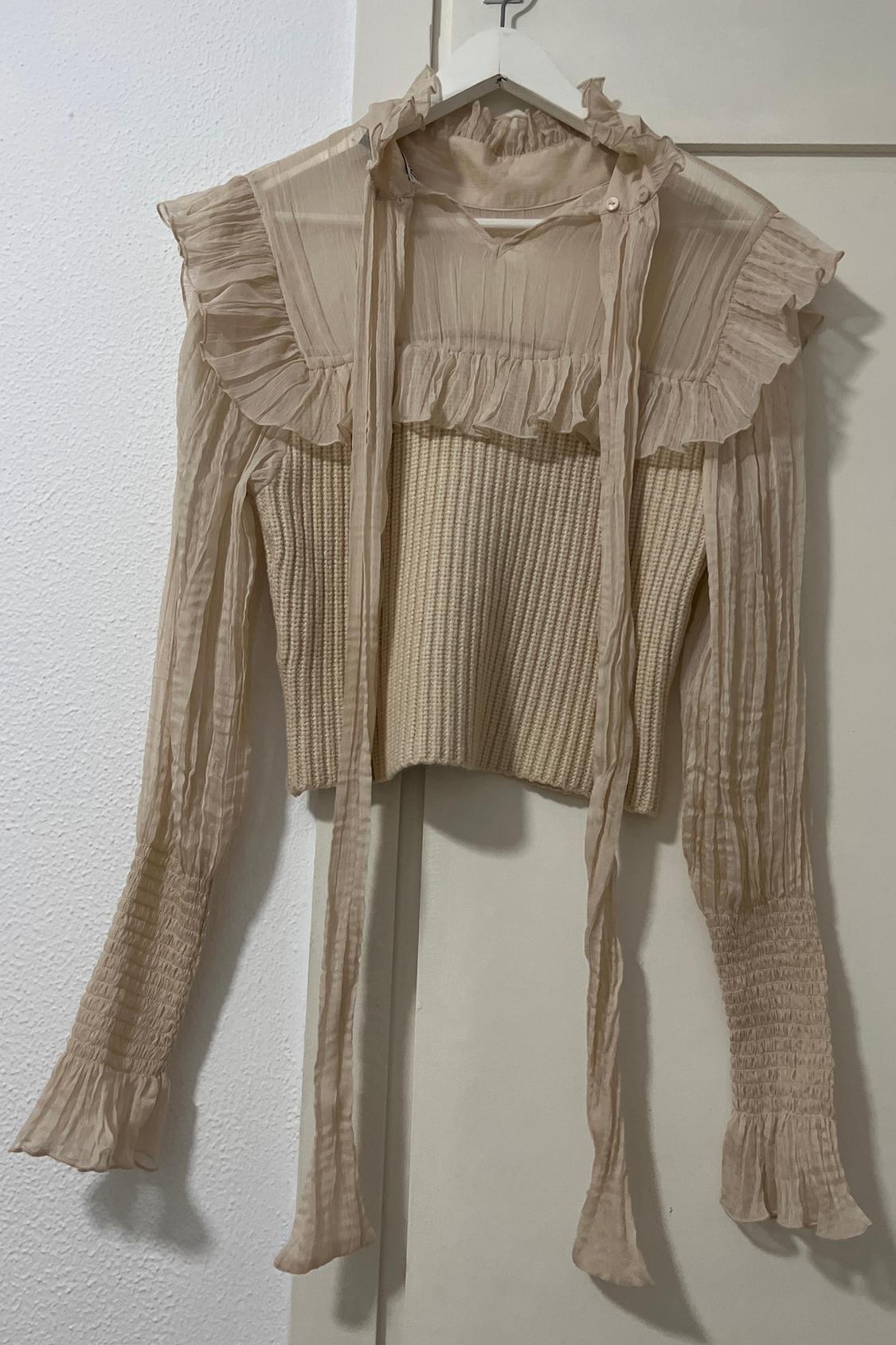 CONTRAST KNIT SWEATER - Image 2