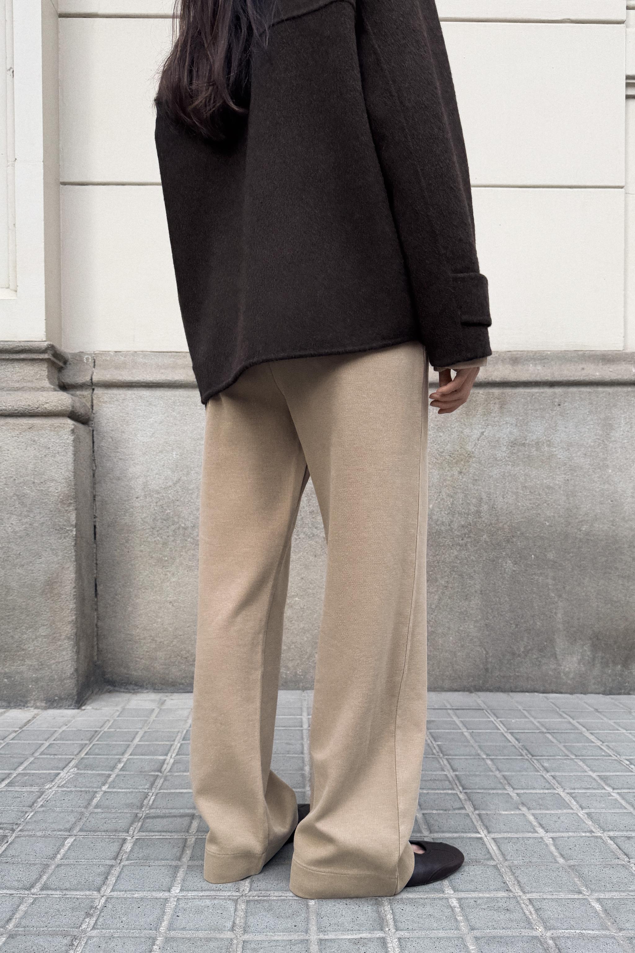 PANTALON INTERLOCK EFFET DÉLAVÉ