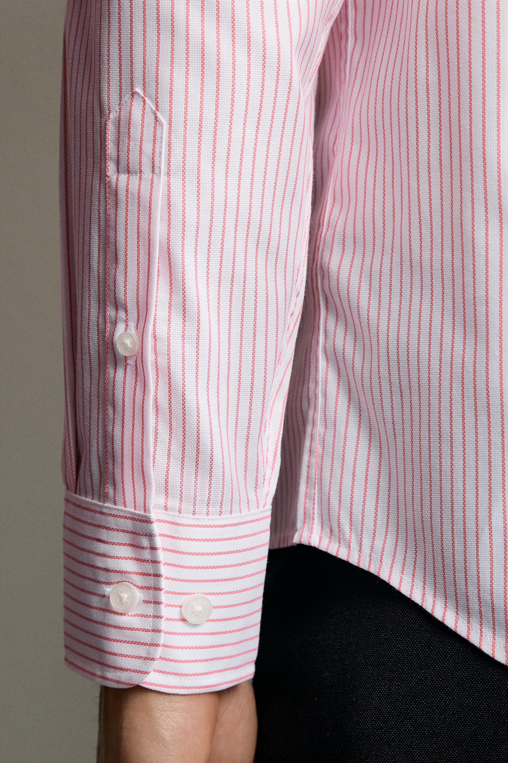 Мужские рубашки Zara STRUCTURED REGULAR FIT SHIRT — фото 5