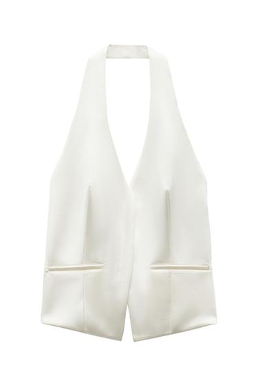 OPEN BACK HALTER TOP