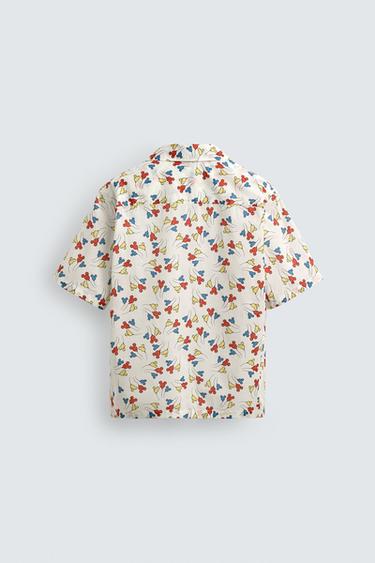 MICKEY MOUSE BALLOON SHIRT HARRY LAMBERT FOR ZARA X DISNEY - White by Zara - Image 6