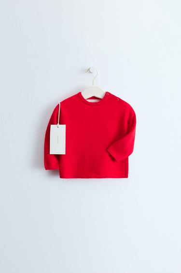 ZARA TIMELESS - 100% CASHMERE JUMPER - Red by Zara