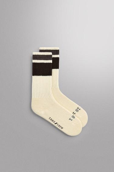 Zara 2雙裝訓練襪 - 磨白色 - 圖片 0