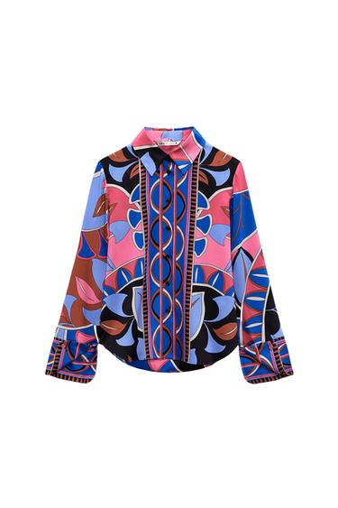 FLOWING PRINTED SHIRT