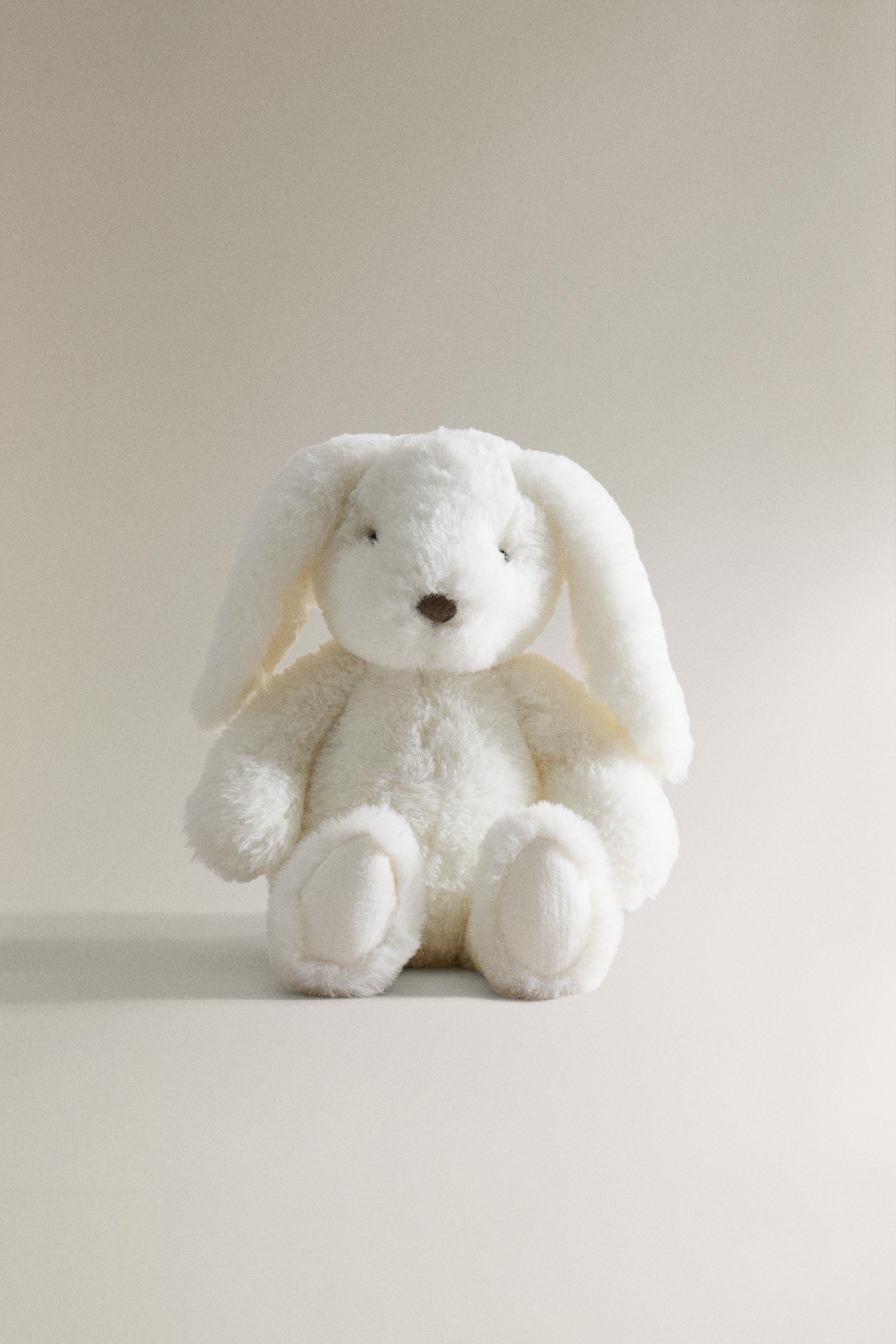 PELUCHE ENFANT LAPIN BLANC