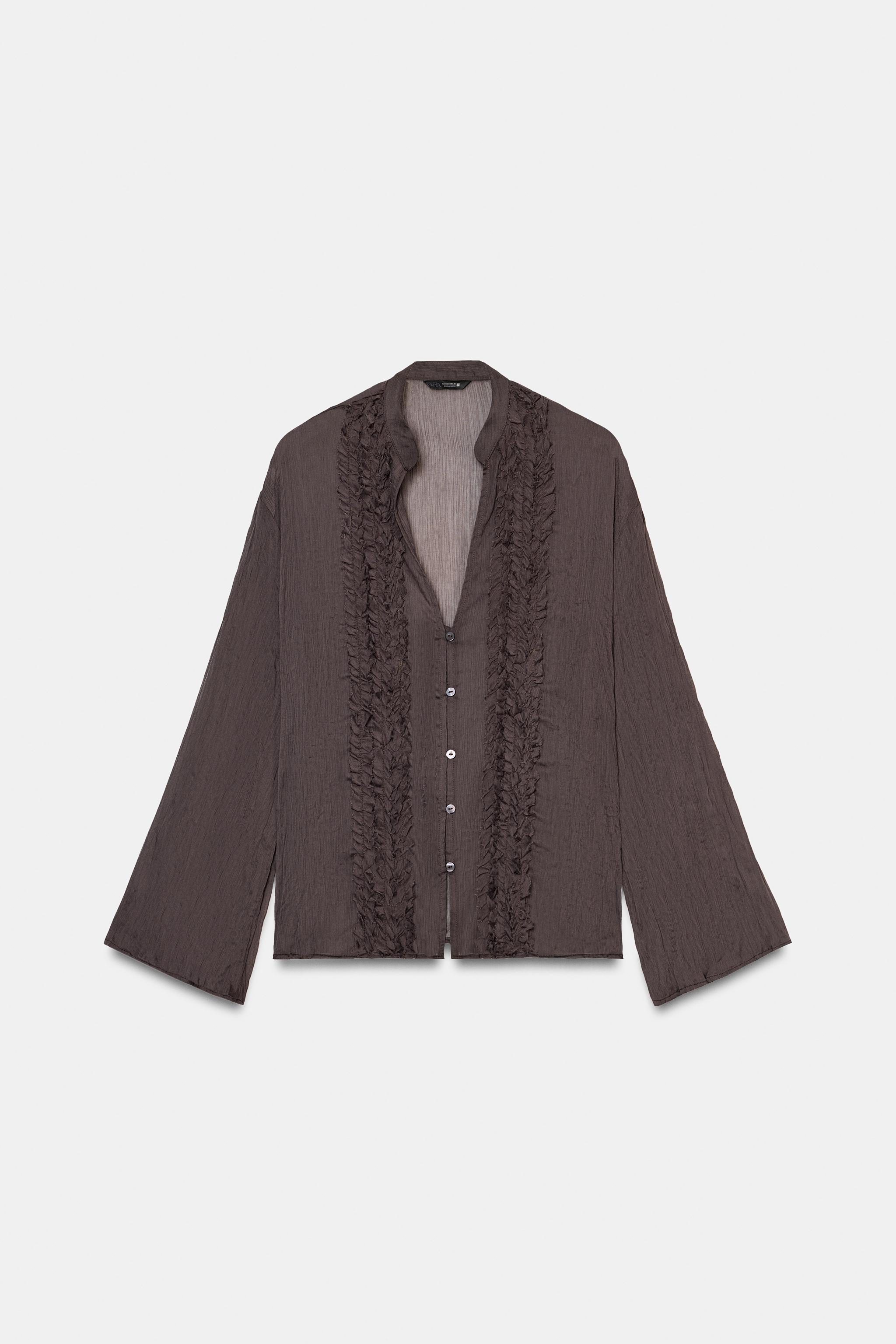 RUFFLED BLOUSE