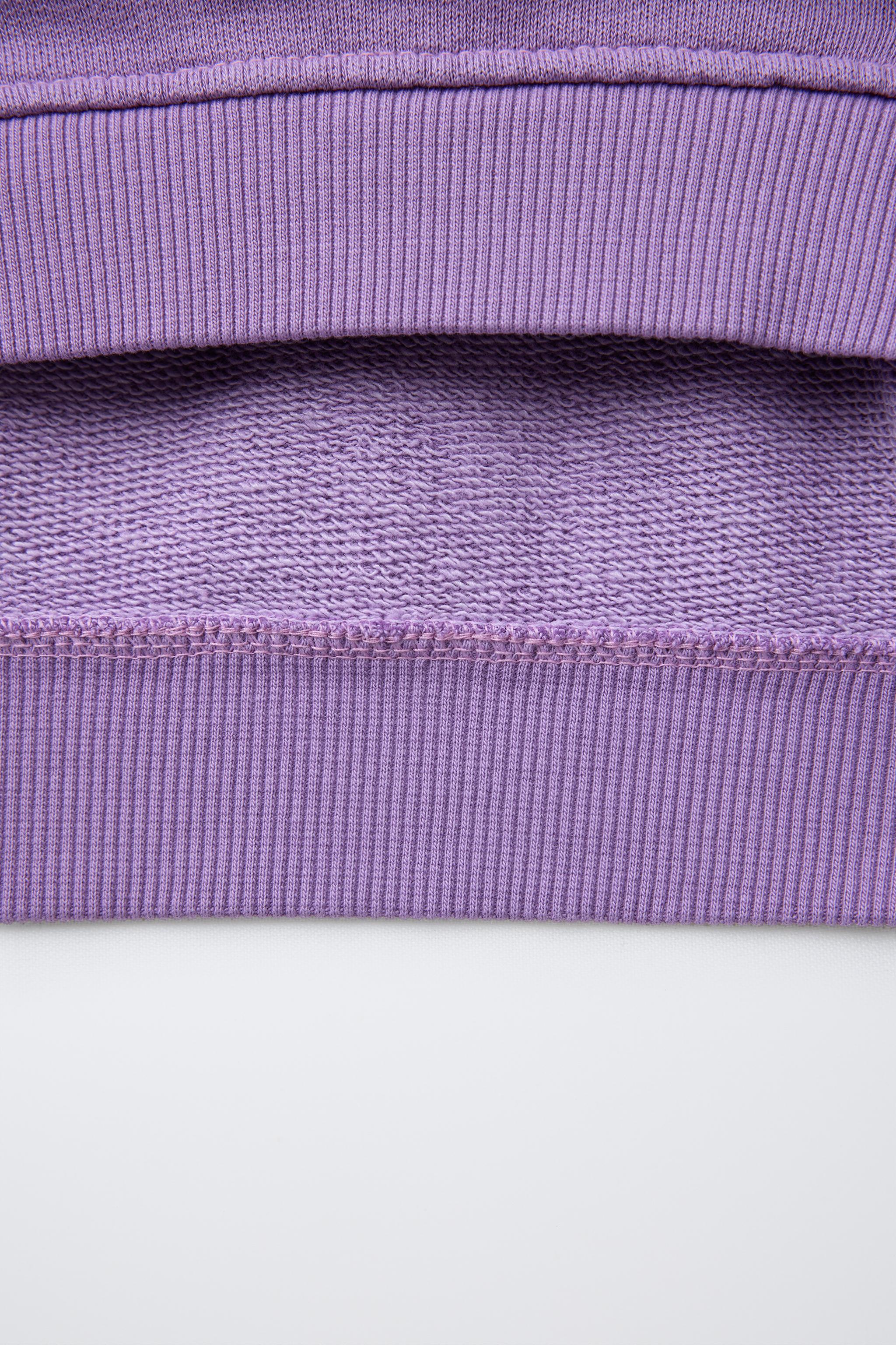 PRINTED HOODIE - Light mauve | ZARA United States