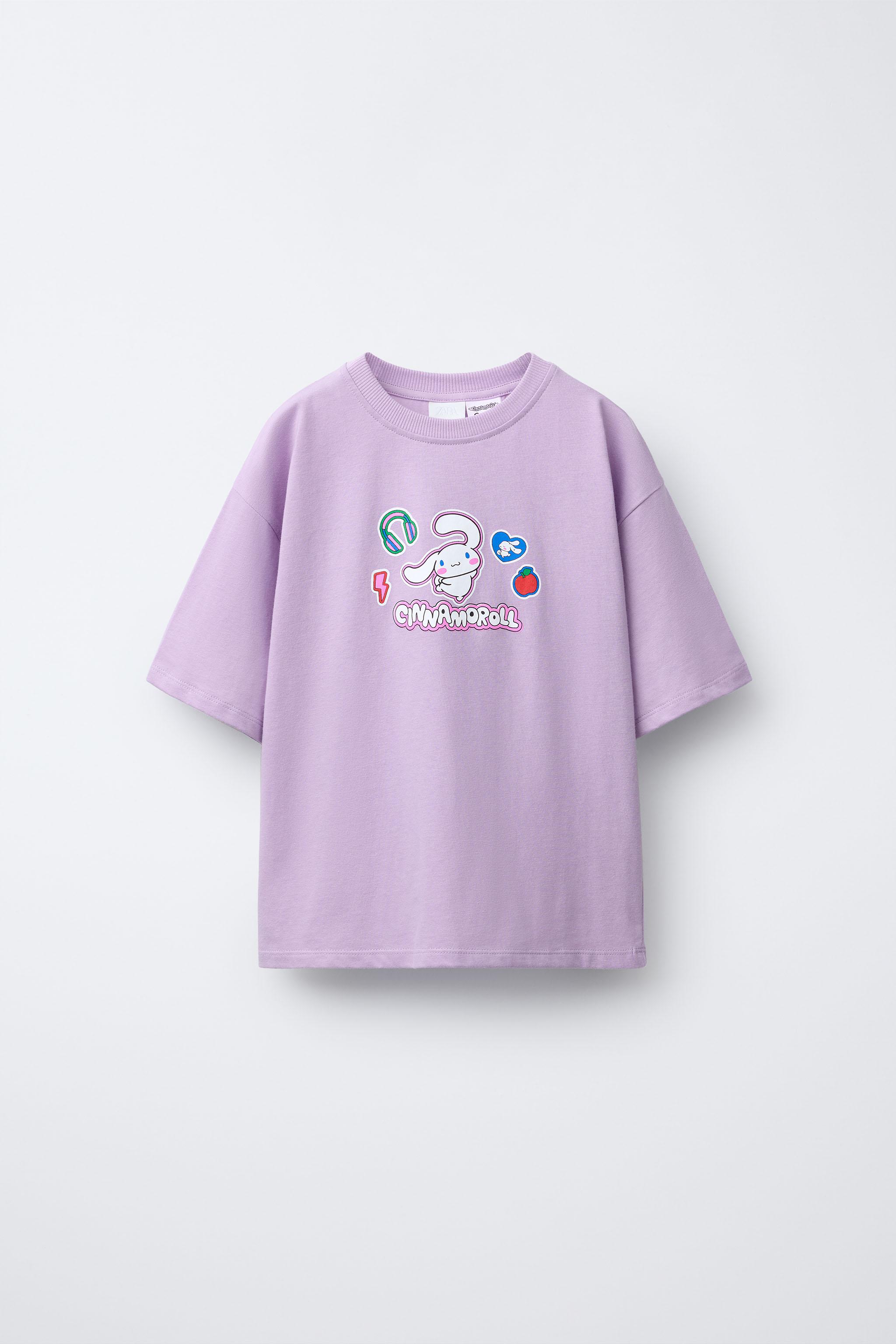 CINNAMOROLL © SANRIO PRINT T-SHIRT - Mauve | ZARA United States