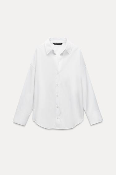 OXFORD SHIRT - White by Zara