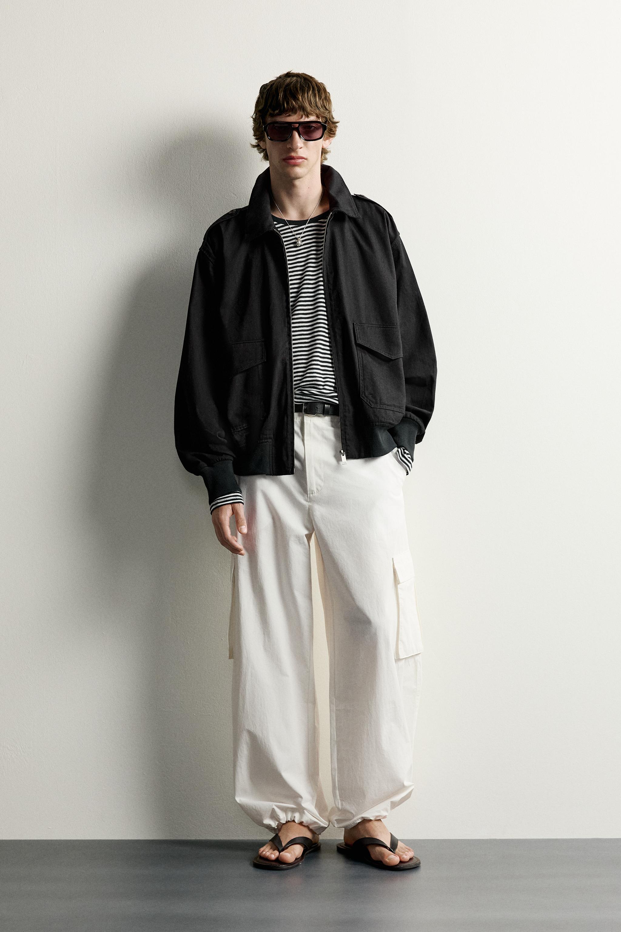 RELAXED-FIT JACKET WITH TABS