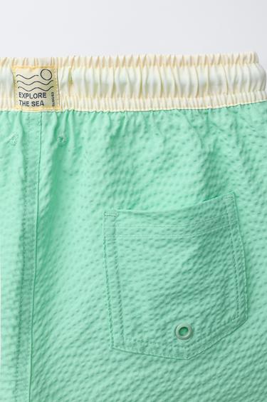 Zara 2-14 YEARS/ LABEL SWIM SHORTS - 469