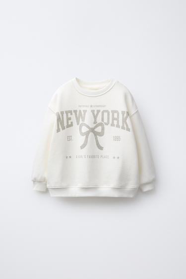 SUDADERA BRILLOS CIUDAD - Hielo de Zara