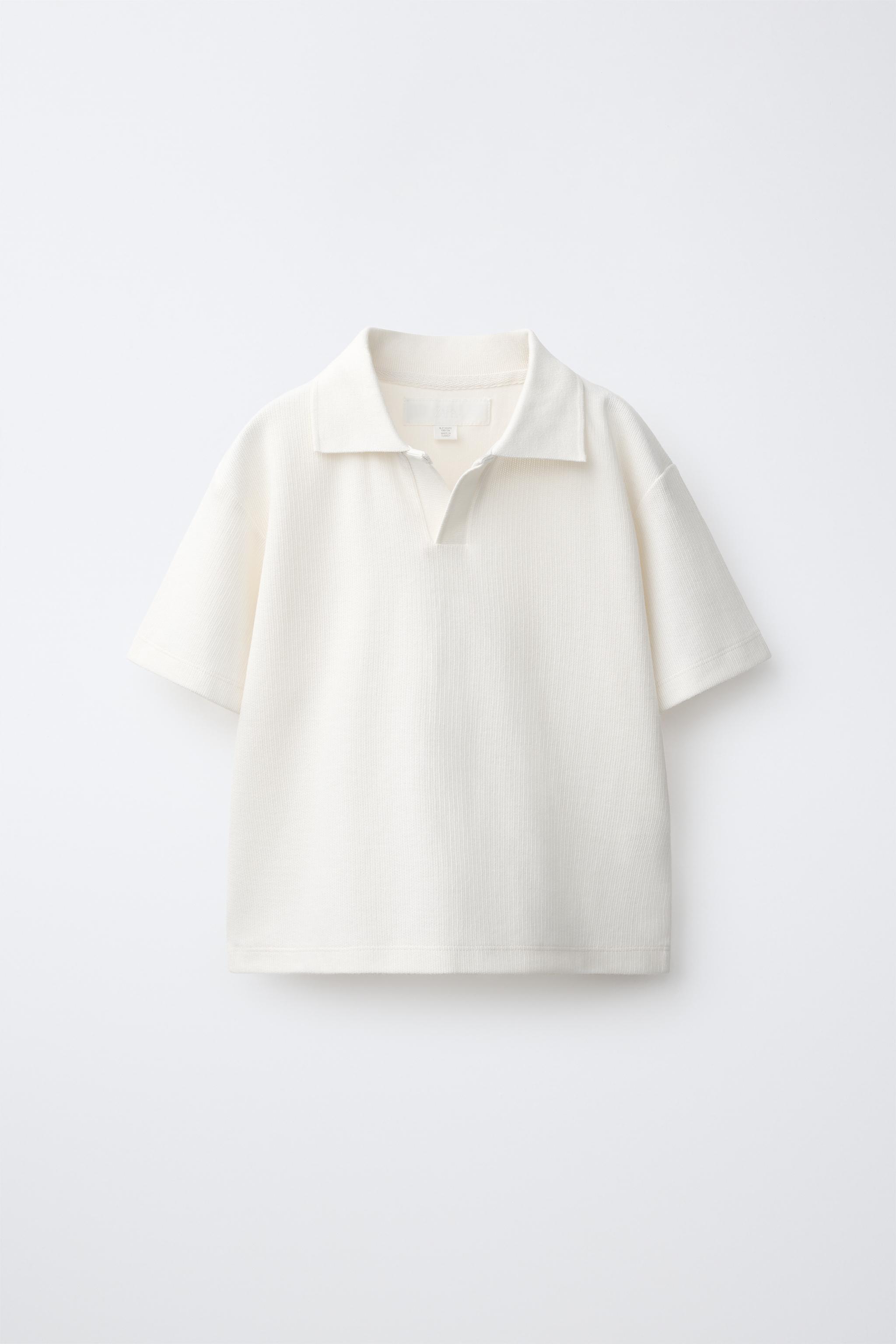 SOLID POLO SHIRT — Ice