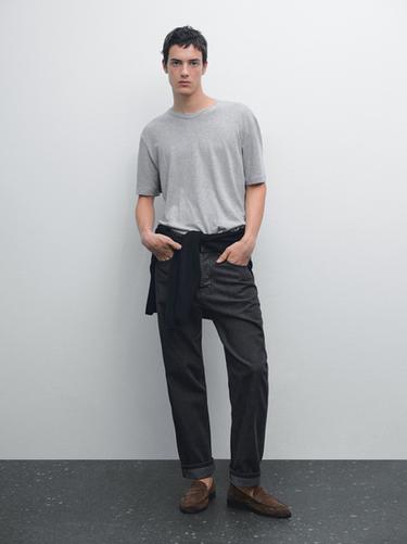 Zara Selvedge fit jeans - Anthracite Gray - Image 0