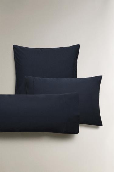 PERCALE PILLOWCASE (300 THREAD COUNT) - Midnight blue by Zara