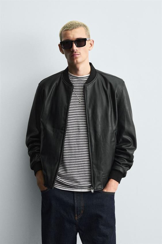 Chaqueta De Chamarras De Piel Para Hombre Zara Jacket Chaleco