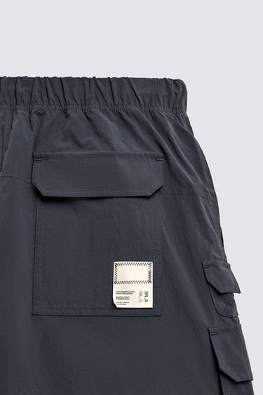 TECHNICAL CARGO BERMUDA SHORTS X SR_A - Blue / Grey by Zara - Image 9