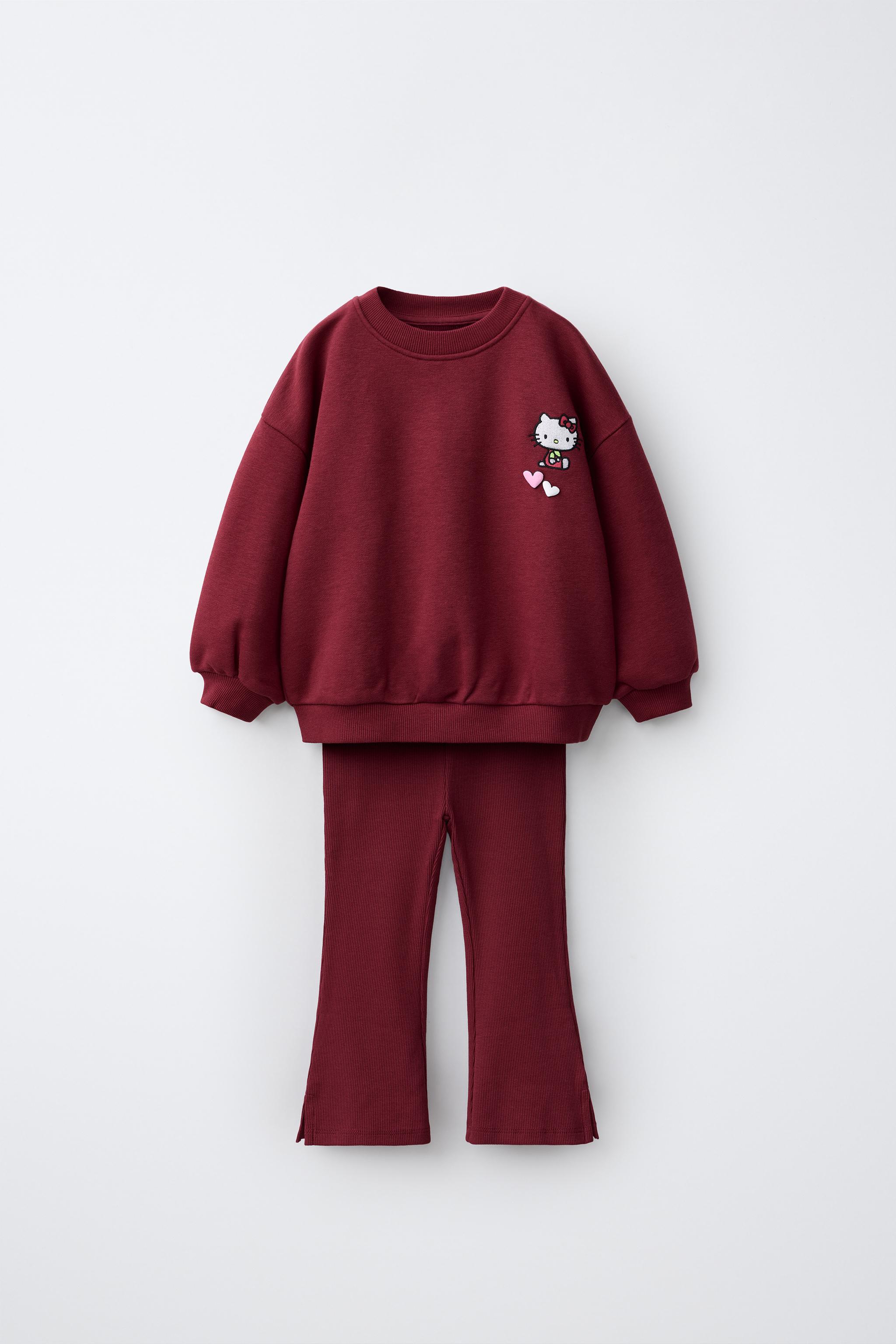 HELLO KITTY © SANRIO SWEATSHIRT AND flare LEGGINGS SET
