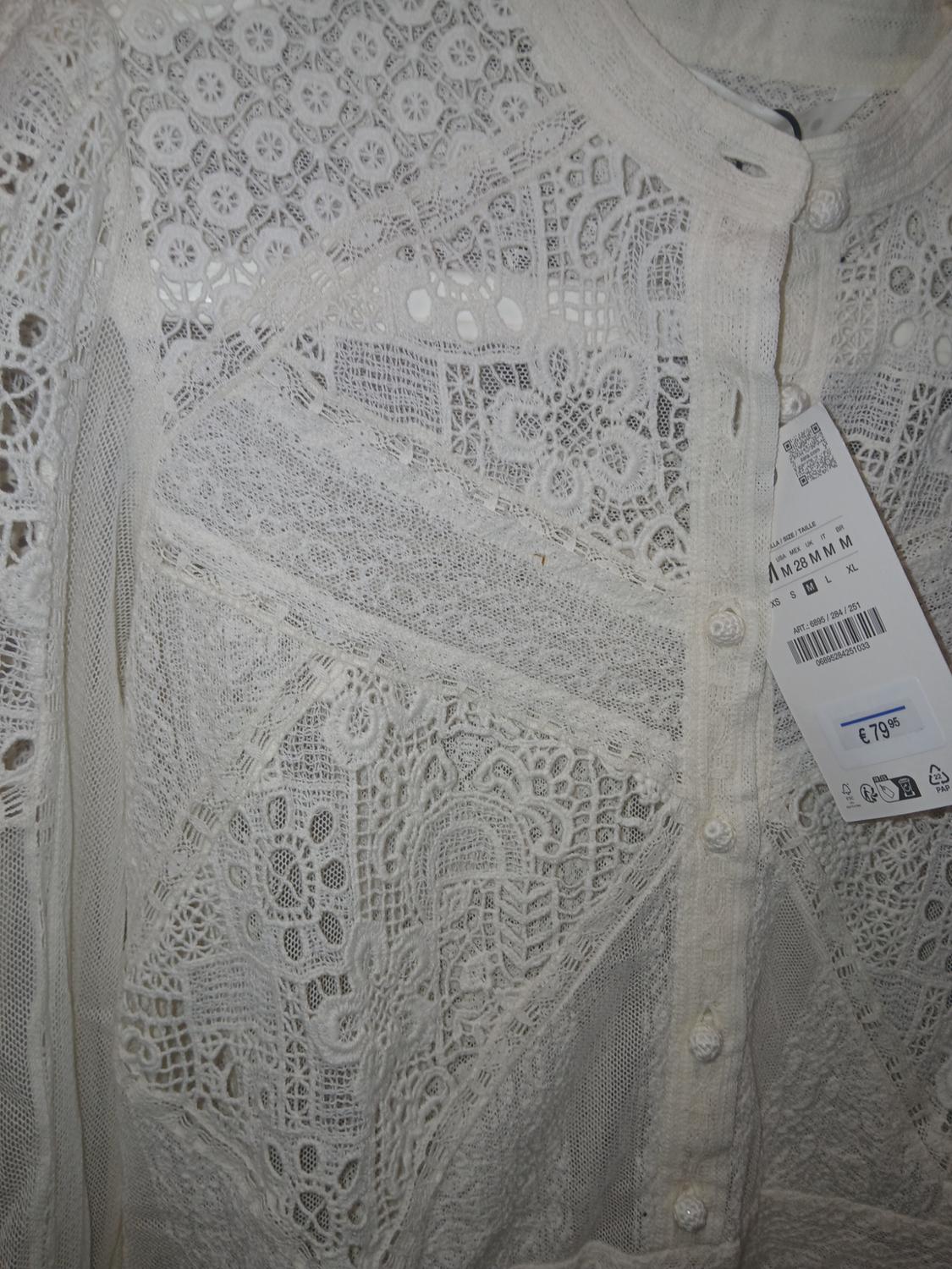 ZW COLLECTION EMBROIDERED LACE BLOUSE - Image 3