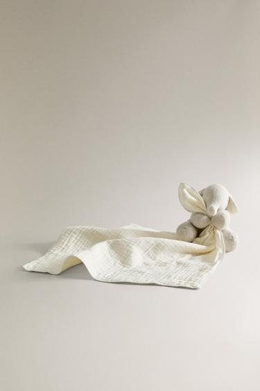 ELEPHANT CUDDLY SOFT TOY - Grey / Beige by Zara