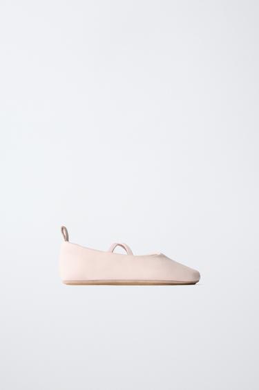 GIÀY BÚP BÊ DA - Hồng từ Zara