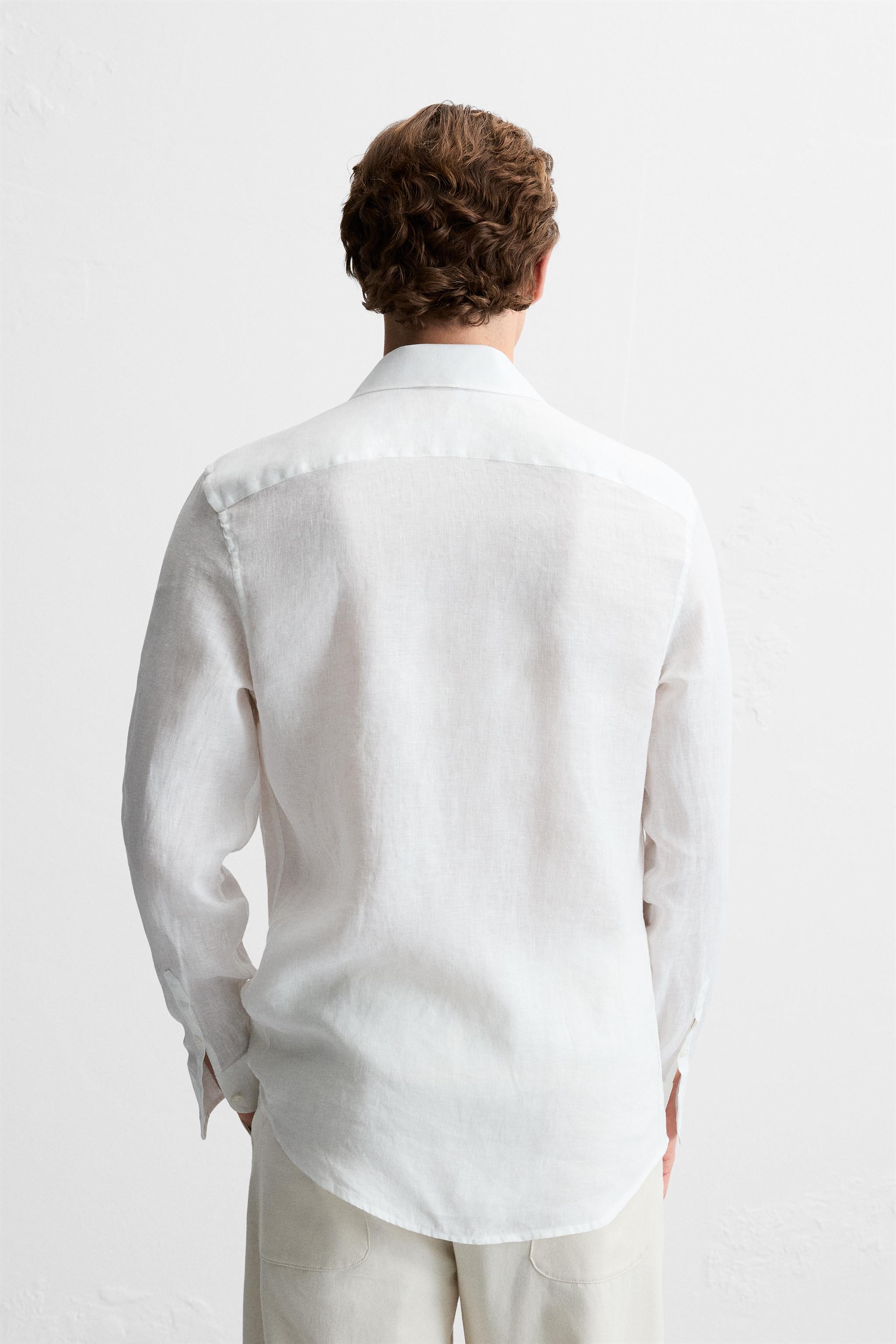 Camisas blancas zara hombre on sale