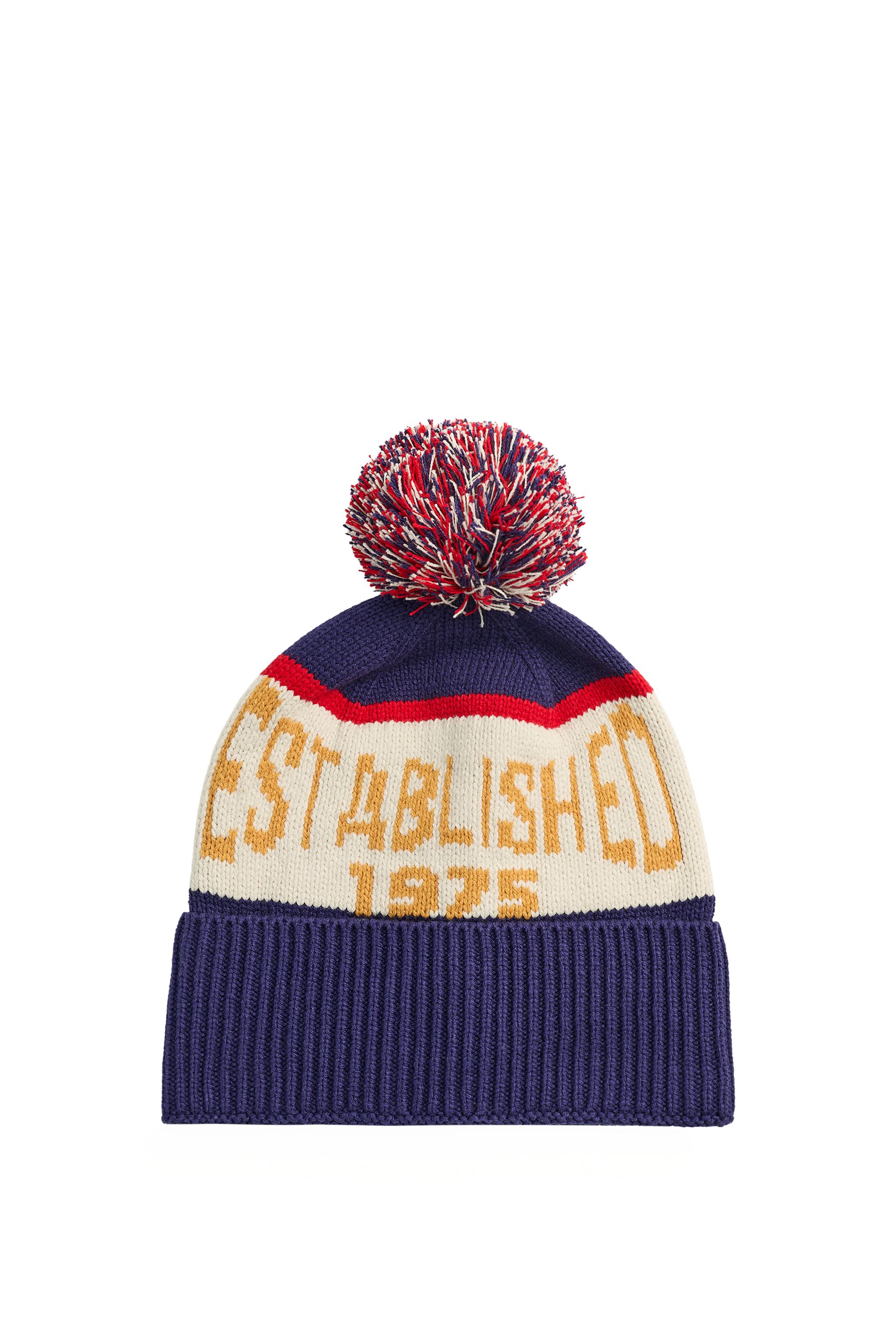 GORRO PUNTO JACQUARD POMPÓN