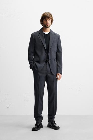 КОСТЮМНЫЕ БРЮКИ — СИНИЙ от Zara — изображение 0