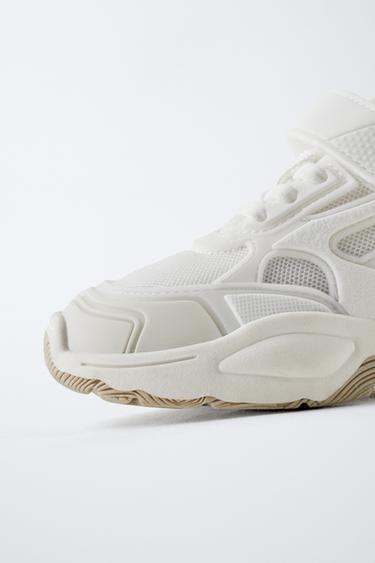 MULTI-PIECE TRAINERS - White by Zara - Image 4