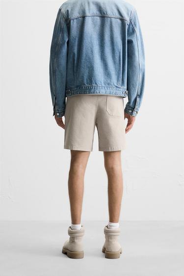 BERMUDA RELAXED FIT - Marron clair de Zara - Image 2
