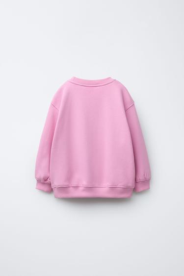 BASIC HEART SWEATSHIRT - Mid-pink by Zara - Image 1