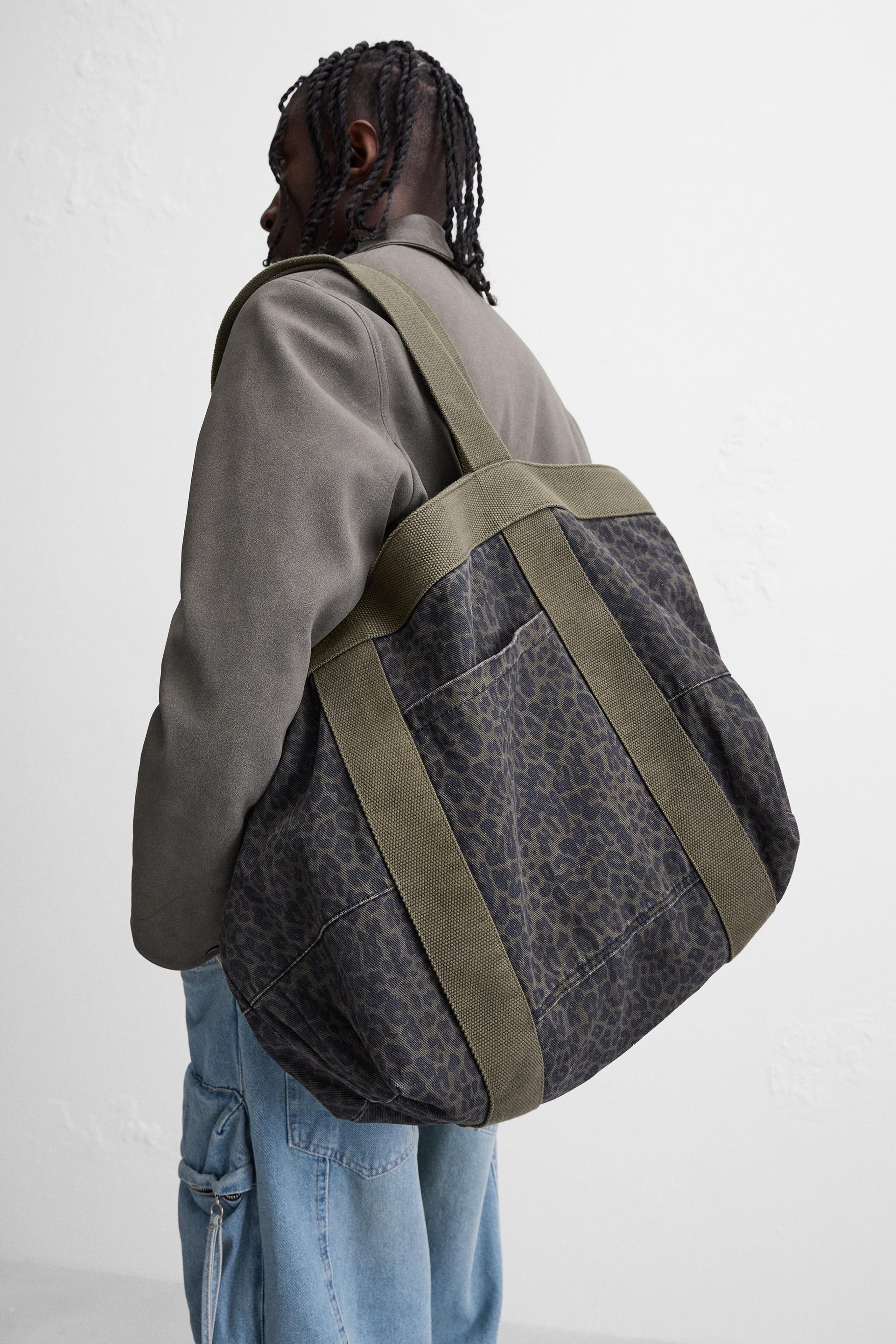Zara ANIMAL PRINT TOTE BAG INTERNATIONAL SHIPPING