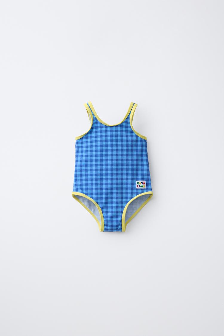2-6 Años/ Bañador Cuadros Casa Lawa X Zara Kids