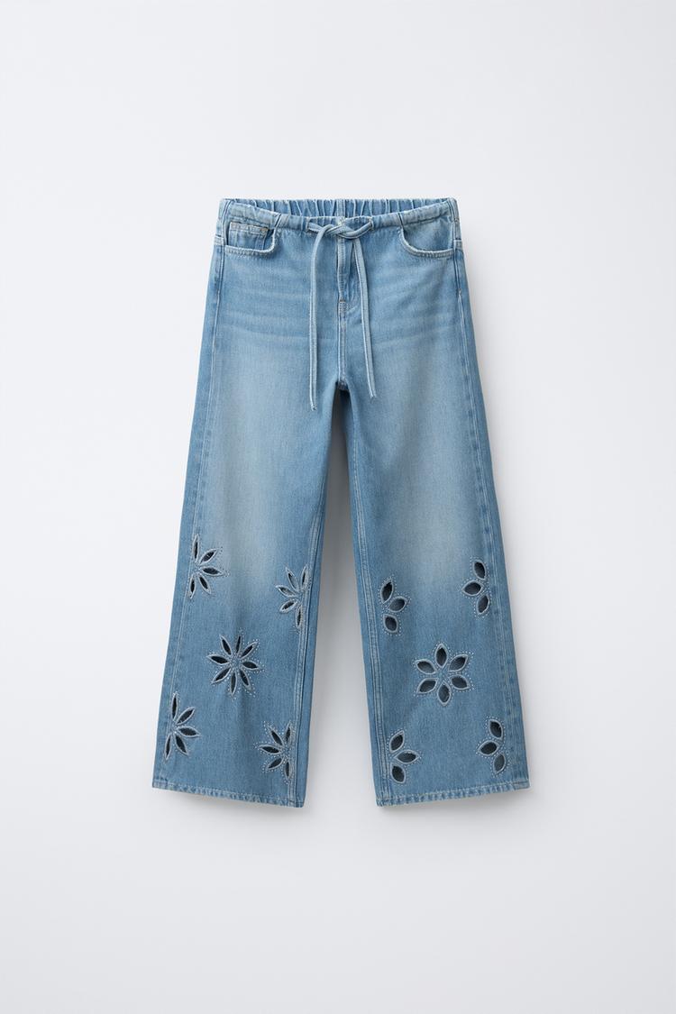 Jeans Wide Leg Flores