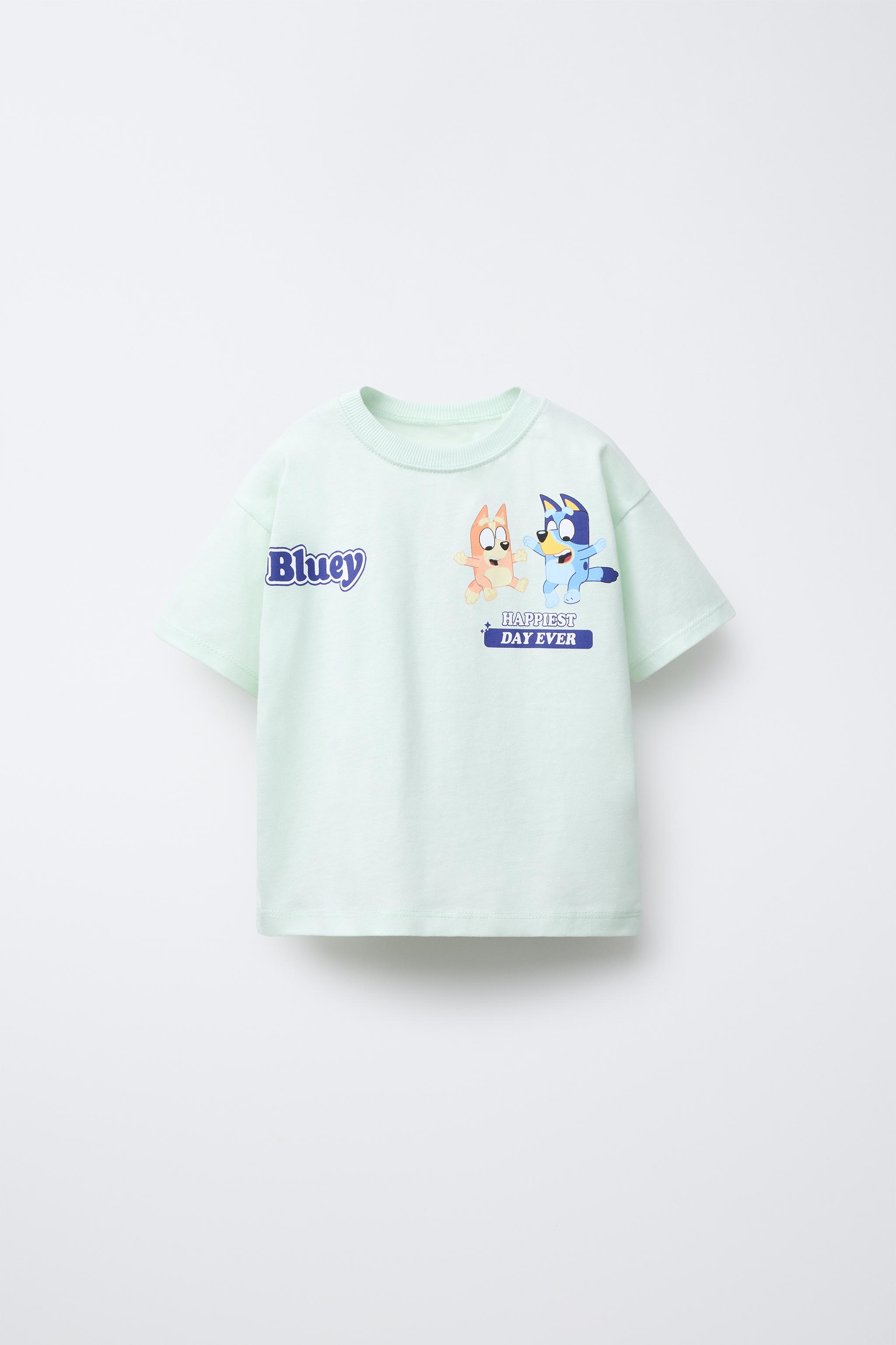 Zara BLUEY © LUDO STUDIO PRINT T-SHIRT INTERNATIONAL SHIPPING