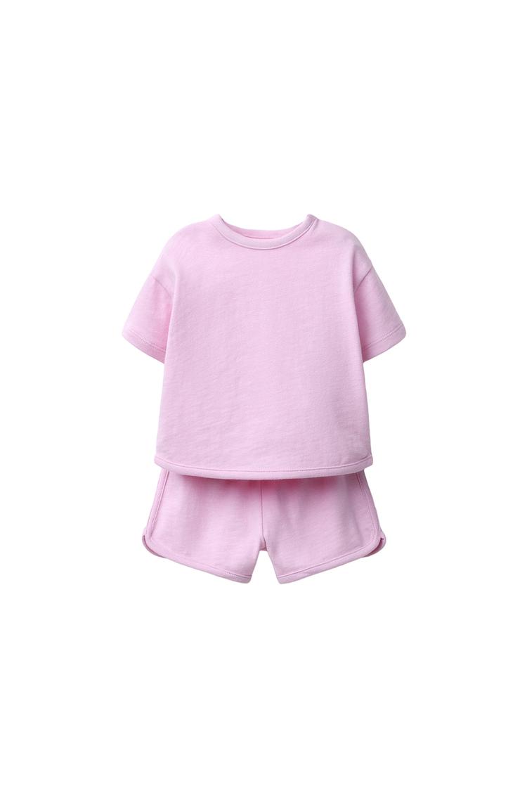Conjunto Camiseta Y Bermuda Flamé