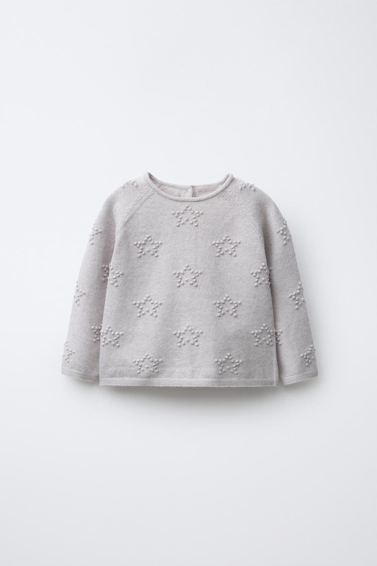 Jersey Punto Estrellas Bordadas