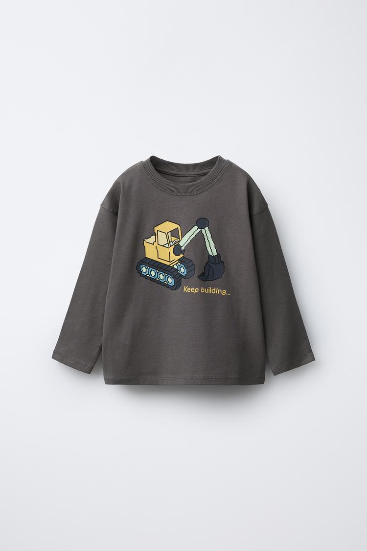 Camiseta Estampado Vehículo Pixels