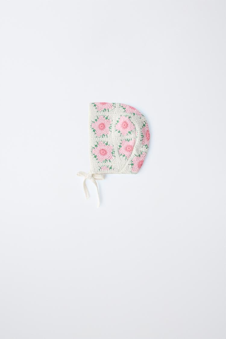 Capota Crochet Flores