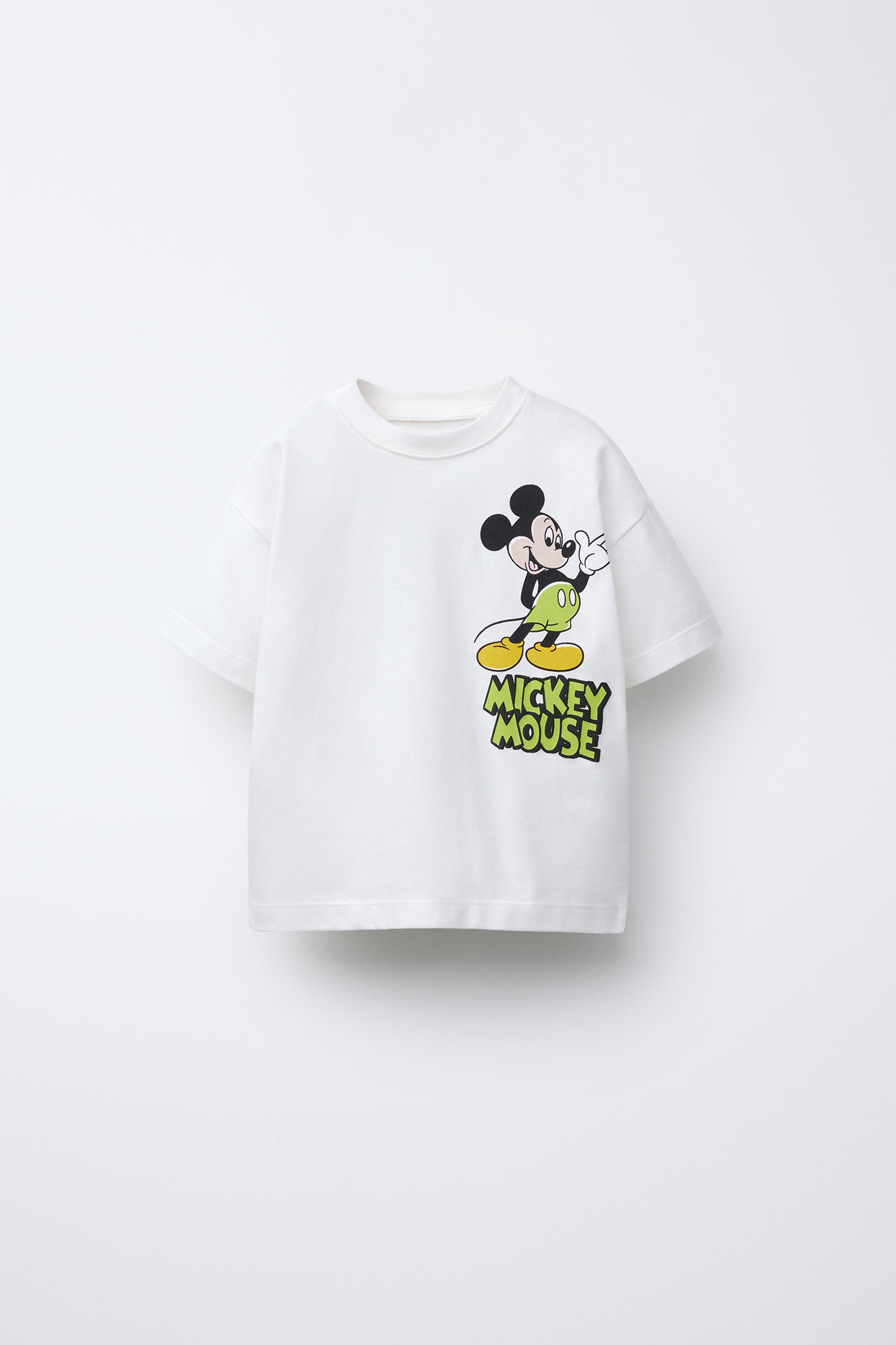 Zara MICKEY MOUSE © DISNEY PRINT T-SHIRT INTERNATIONAL SHIPPING